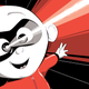 Jack Jack is one of a five-print set by Craig Drake at this Incredibles 2 art show.